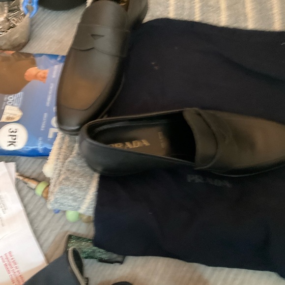 $990 Brand new Prada saffiano loafers. US 13 - Picture 9 of 9